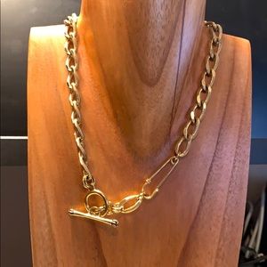 Juicy Couture safety pin necklace